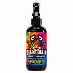 BluntBully PINEAPPLE ODOR ELIMINATOR, 8 oz bottle, with colorful bull and premium label