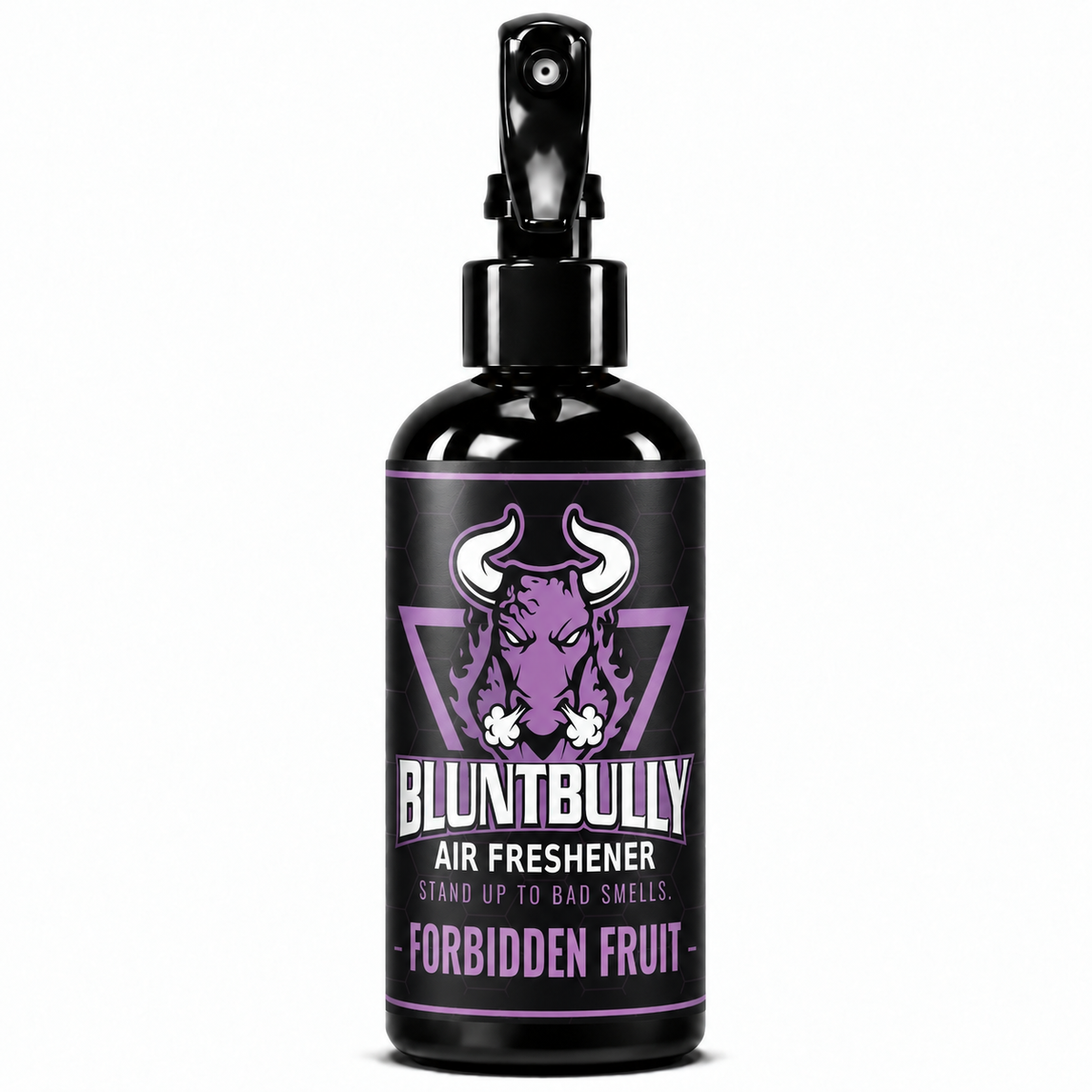 BluntBully Forbidden Fruit air freshener 8 oz black spray bottle with individual scent label