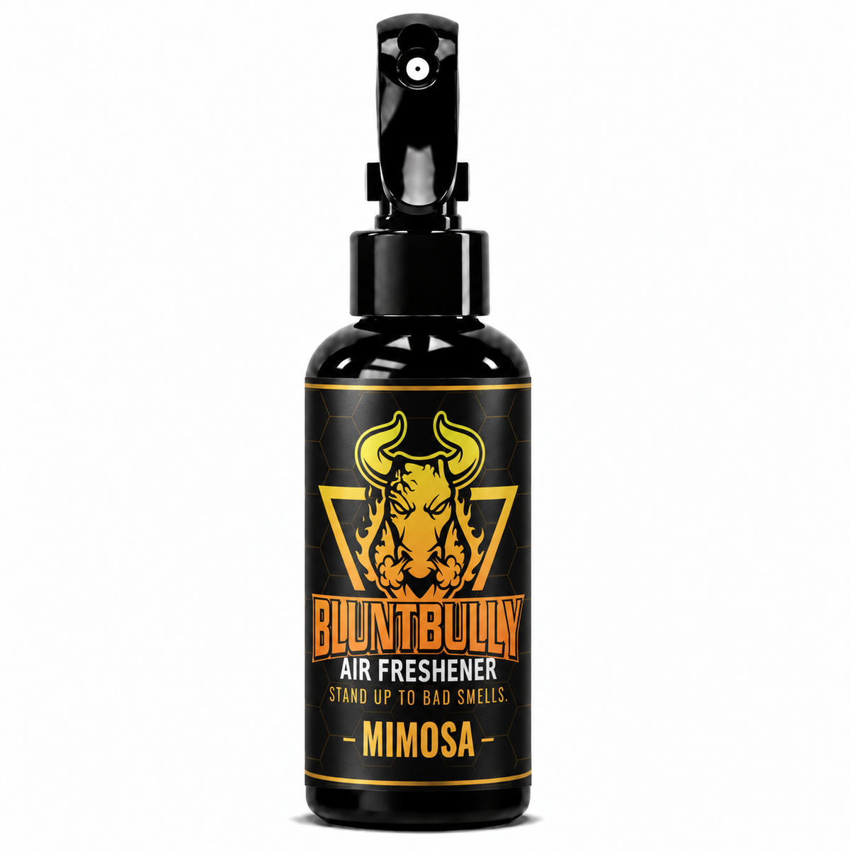 BluntBully Mimosa air freshener 4 oz black spray bottle with individual scent label