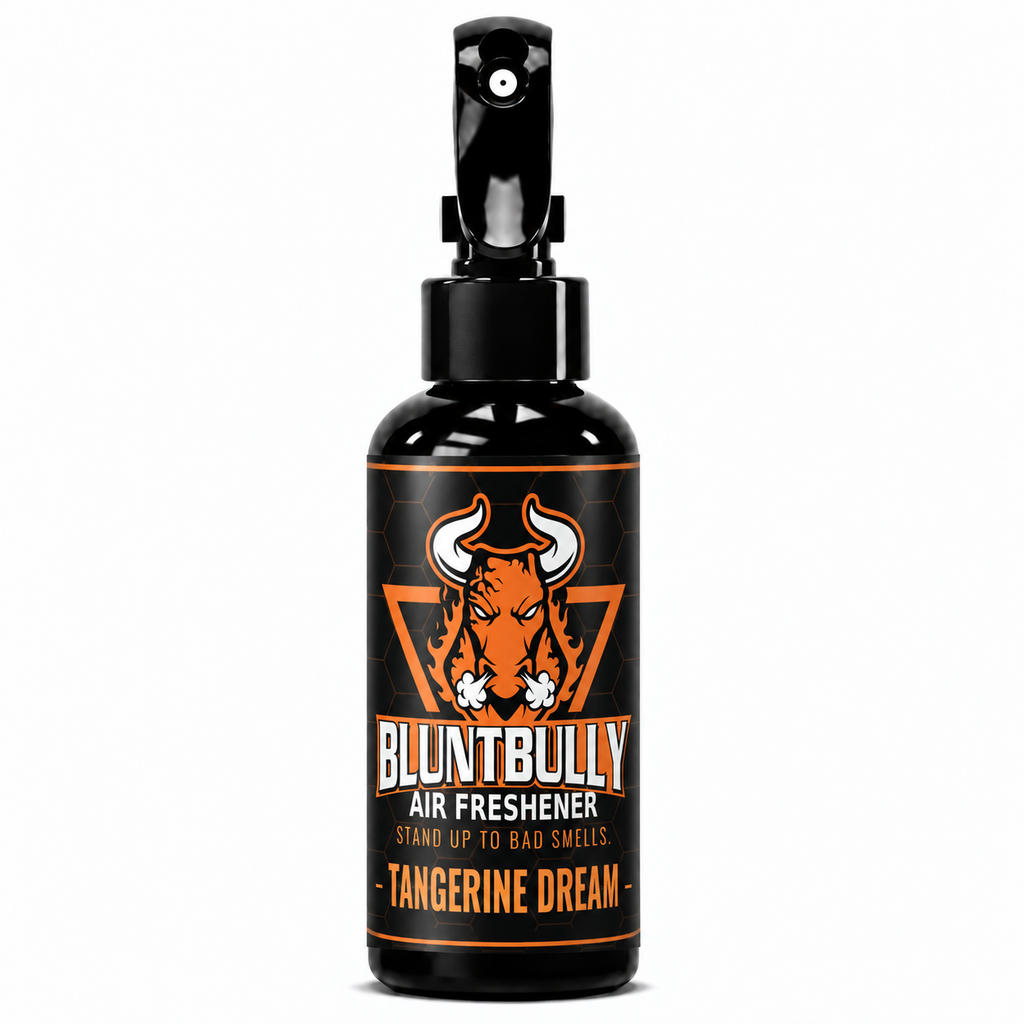 BluntBully Tangerine Dream air freshener 4 oz black spray bottle with individual scent label