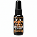 BluntBully Apricot Gelato air freshener 1 oz and 1.5 oz black spray bottle with individual scent label