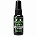 BluntBully Fresh Hemp air freshener 1 oz and 1.5 oz master-size black spray bottle with refined green honeycomb label
