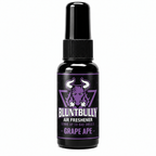 BluntBully Grape Ape air freshener 1 oz and 1.5 oz black spray bottle with individual scent label