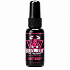 BluntBully Juicy Fruit air freshener 1 oz and 1.5 oz black spray bottle with individual scent label