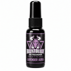 BluntBully Lavender Aura air freshener 1 oz and 1.5 oz black spray bottle with individual scent label