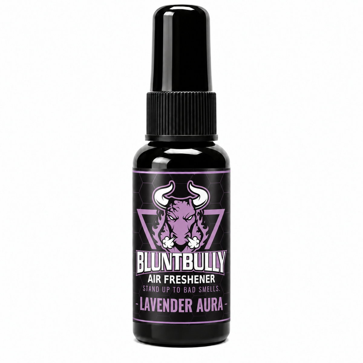 Blunt Bully Lavender Aura Air Freshener Spray — updated bottle design, 1.5 oz Discovery Set bottle