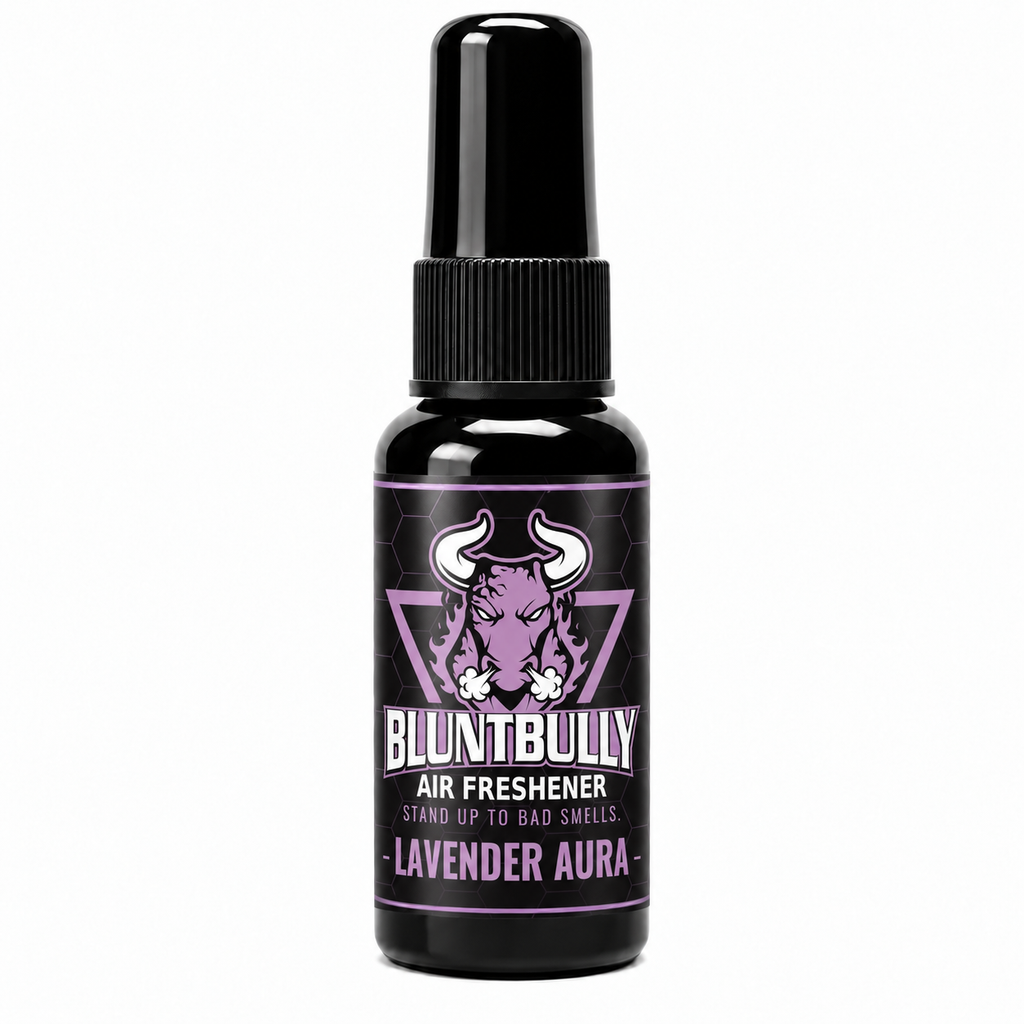 Blunt Bully Lavender Aura Air Freshener Spray — updated bottle design, 1.5 oz Discovery Set bottle