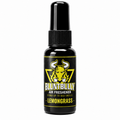 BluntBully Lemongrass air freshener 1 oz and 1.5 oz black spray bottle with individual scent label