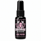 BluntBully Love Potion air freshener 1 oz and 1.5 oz black spray bottle with individual scent label