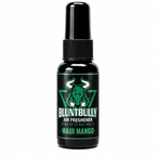 BluntBully Maui Mango air freshener 1 oz and 1.5 oz black spray bottle with individual scent label