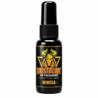 BluntBully Mimosa air freshener 1 oz and 1.5 oz black spray bottle with individual scent label