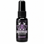 BluntBully Mulberry air freshener 1 oz and 1.5 oz black spray bottle with individual scent label