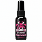 BluntBully Pink Lemonade air freshener 1 oz and 1.5 oz black spray bottle with individual scent label