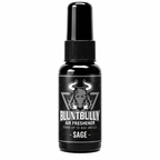 BluntBully Sage air freshener 1 oz and 1.5 oz black spray bottle with individual scent label