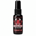 BluntBully Strawberry Cake air freshener 1 oz and 1.5 oz black spray bottle with individual scent label