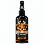 Blunt Bully Apricot Air Freshener Spray, 8 oz black trigger spray bottle with matching scent label