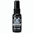 Blunt Bully Baby Powder air freshener spray bottle — new label mockup
