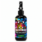 Blunt Bully Bamboo Smoke Odor Eliminator Spray, 8 oz black spray bottle with matching scent label on white background
