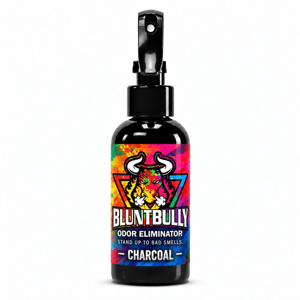 Blunt Bully Charcoal Odor Eliminator Spray, 4 oz bottle with updated label