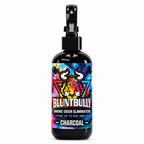 Blunt Bully Charcoal Smoke Odor Eliminator Spray, 8 oz black spray bottle with matching scent label on white background