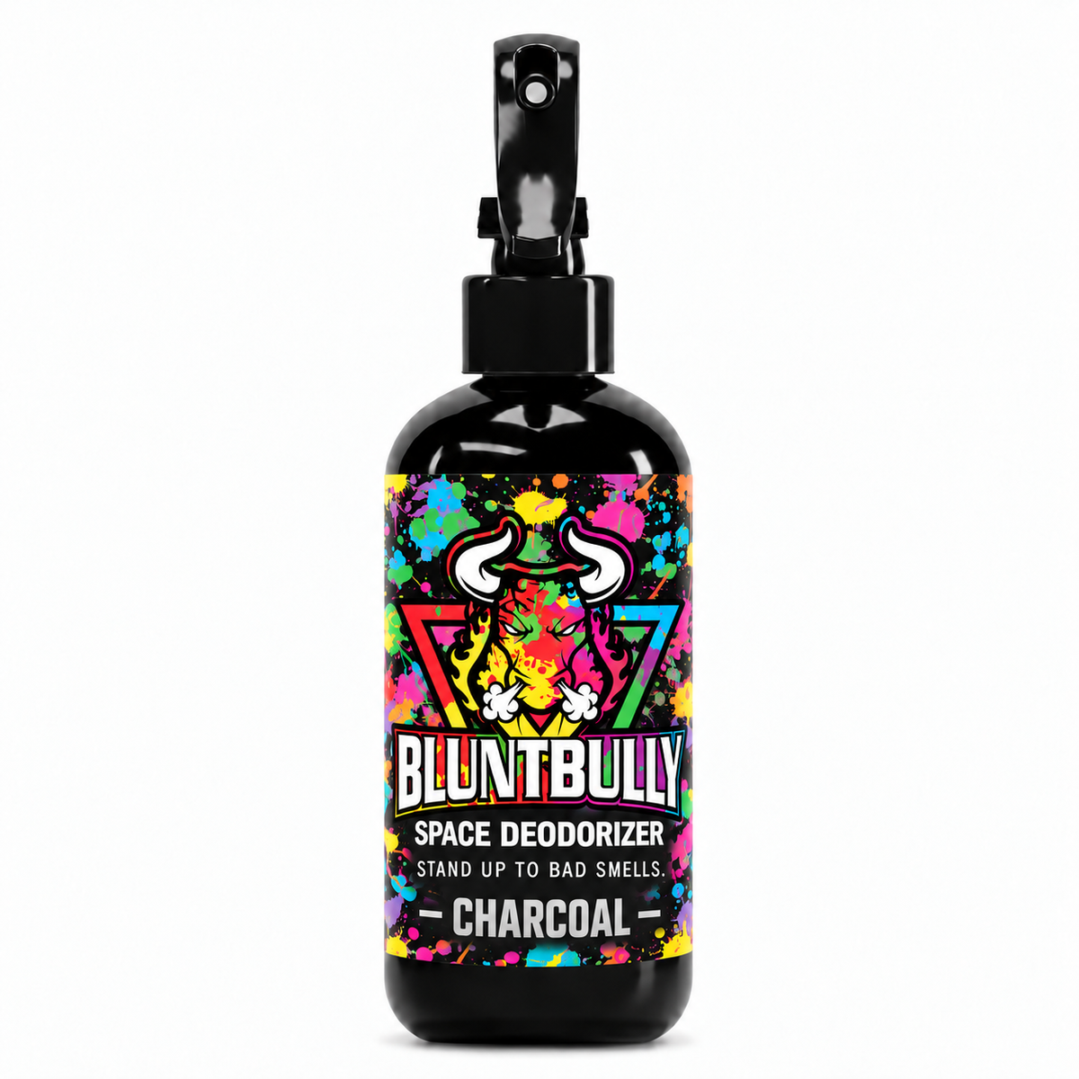 Blunt Bully Charcoal Space Deodorizer Spray, 8 oz bottle with updated label