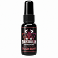 BluntBully Dragon Blood air freshener 1 oz and 1.5 oz black spray bottle with individual scent label
