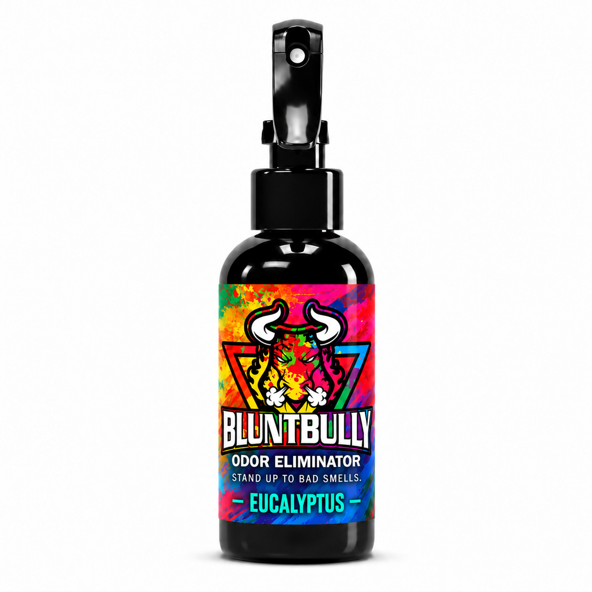 Blunt Bully Eucalyptus Odor Eliminator Spray, 4 oz bottle with updated label