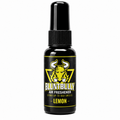 BluntBully Lemon air freshener 1 oz and 1.5 oz black spray bottle with individual scent label