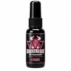BluntBully Lychee air freshener 1 oz and 1.5 oz black spray bottle with individual scent label