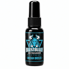 Blunt Bully Ocean Breeze air freshener spray bottle — new label mockup