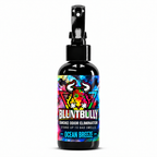 BluntBully OCEAN BREEZE SMOKE ODOR ELIMINATOR, 4 oz bottle, with colorful bull and premium label