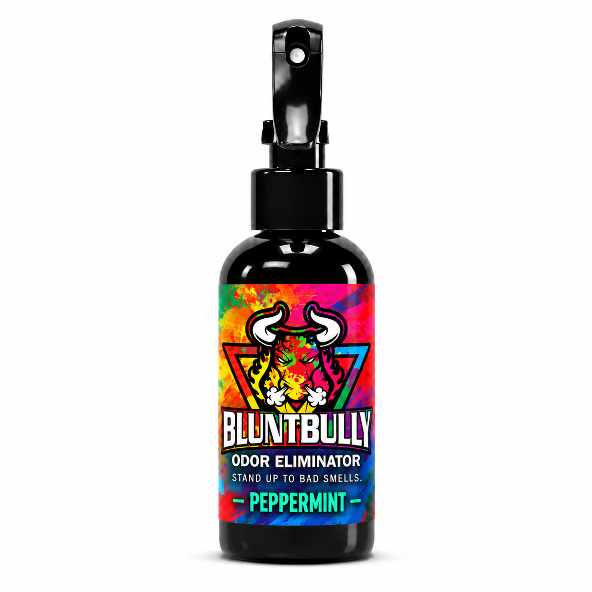 Blunt Bully Peppermint Odor Eliminator Spray, 4 oz bottle with updated label