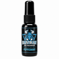 BluntBully Peppermint air freshener 1 oz and 1.5 oz black spray bottle with individual scent label