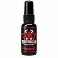 BluntBully Pomegranate air freshener 1 oz and 1.5 oz black spray bottle with individual scent label