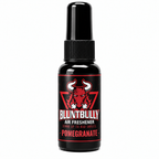 BluntBully Pomegranate air freshener 1 oz and 1.5 oz black spray bottle with individual scent label