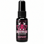 BluntBully Raspberry air freshener 1 oz and 1.5 oz black spray bottle with individual scent label