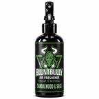 BluntBully Sandalwood & Sage air freshener 8 oz black spray bottle with individual scent label