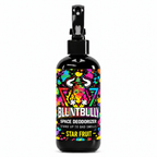 Blunt Bully Star Fruit Space Deodorizer Spray, 8 oz black spray bottle with matching scent label on white background