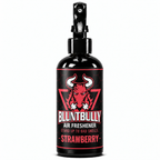 Blunt Bully Strawberry Air Freshener Spray, 8 oz black trigger spray bottle with matching scent label