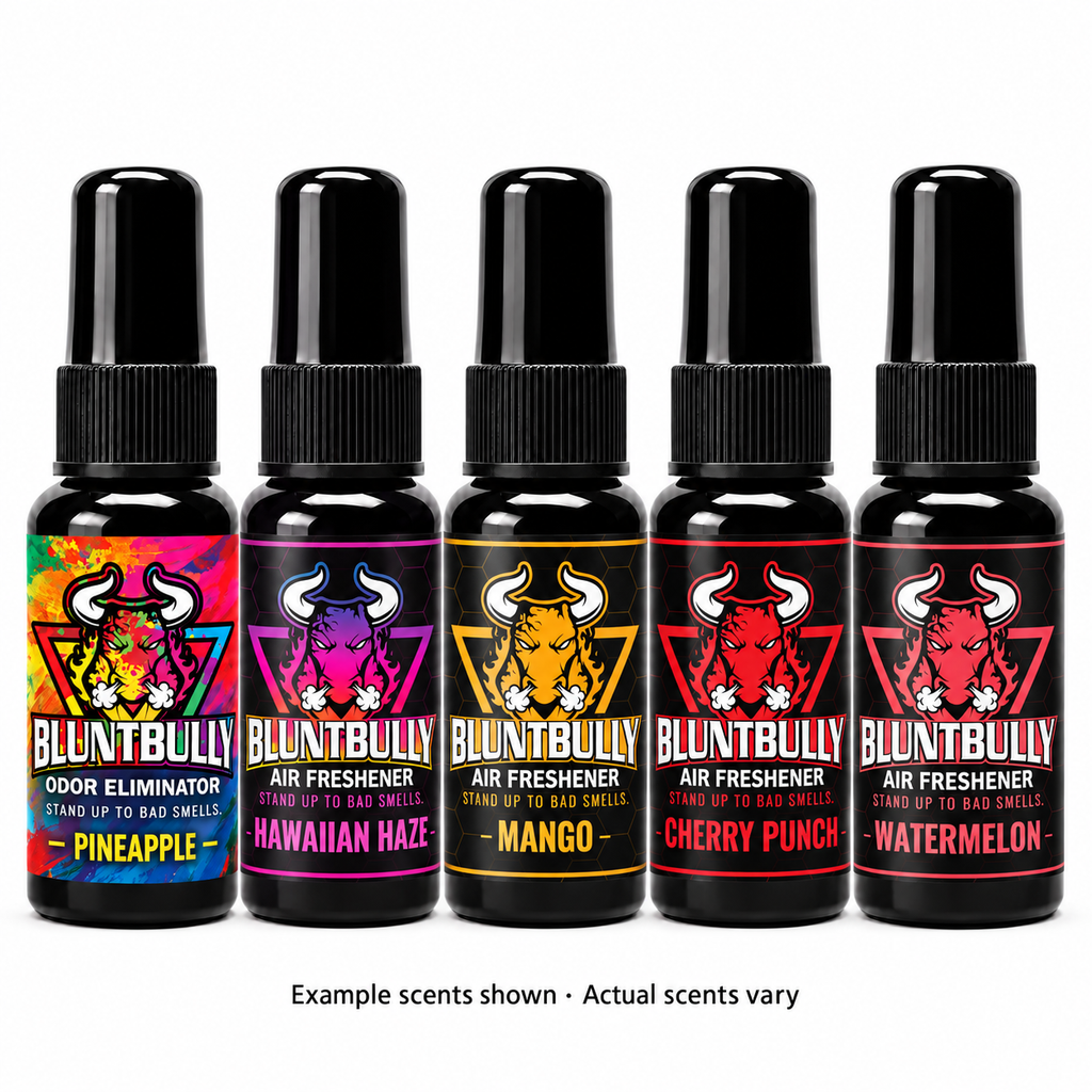 Tropical Random Discovery Set — 5 Pack — complete 5-bottle set, 1.5 oz each; example scents shown, actual scents vary