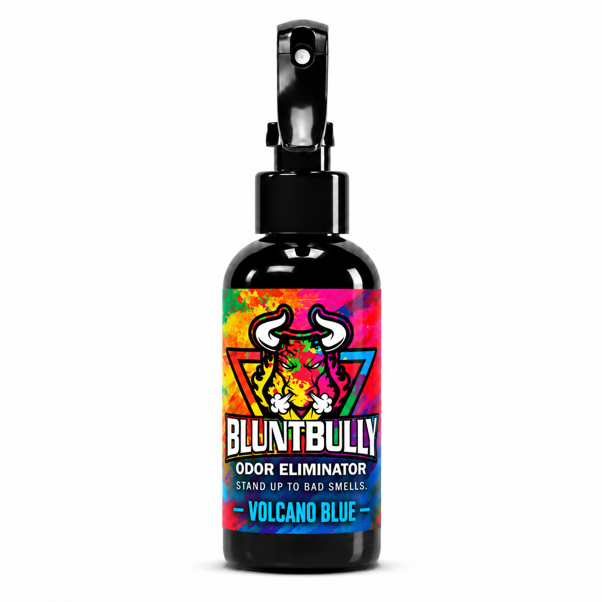 Blunt Bully Volcano Blue Odor Eliminator Spray, 4 oz bottle with updated label