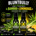 Bamboo & Lemongrass Discovery Duo fragrance card showing the included scents