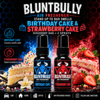 Birthday Cake & Strawberry Cake Discovery Duo — two air freshener sprays with vanilla cake and strawberry cake scent profiles