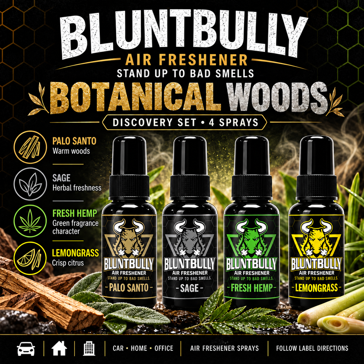 BluntBully updated Discovery Set scent guide