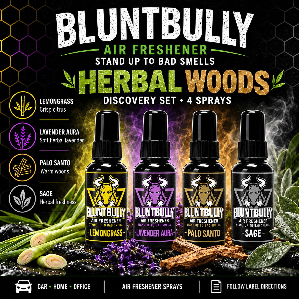BluntBully updated Discovery Set scent guide