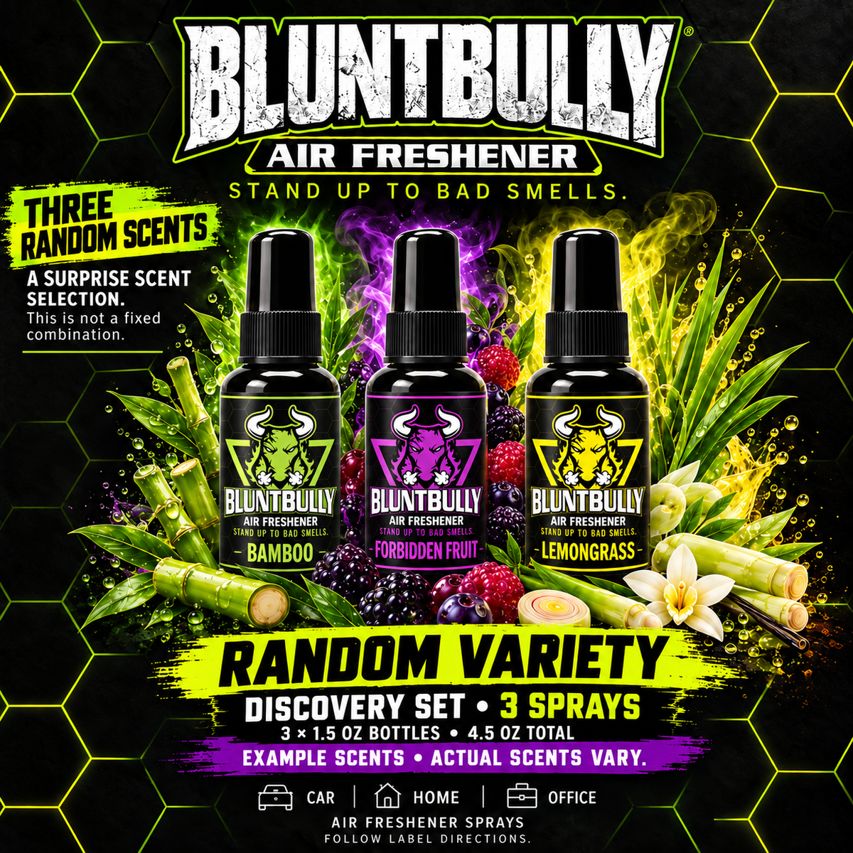 BluntBully updated Discovery Set scent guide